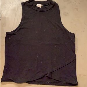 Black crop top